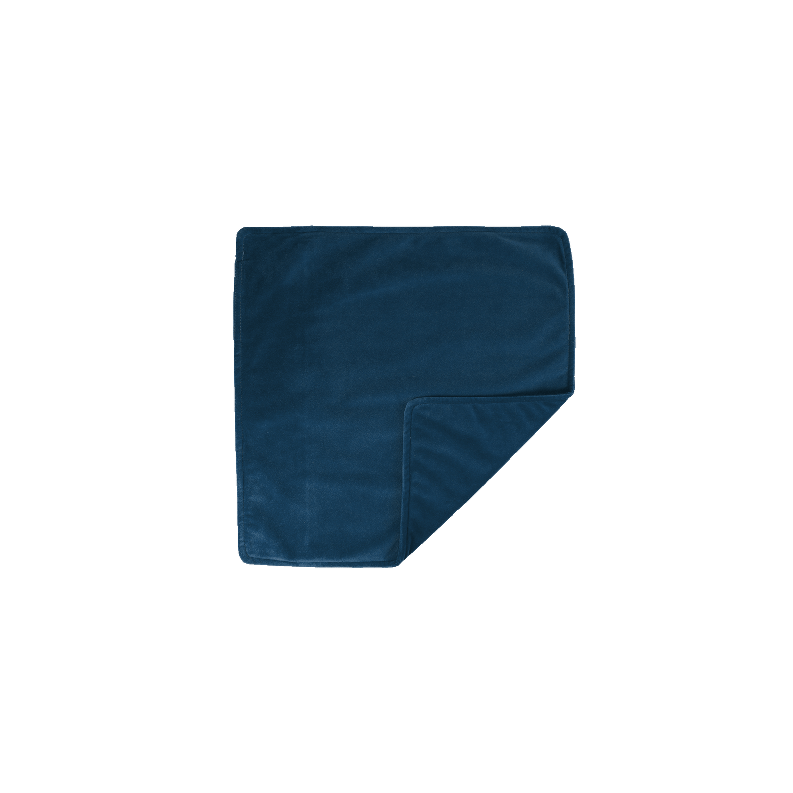 Funda de cojín | 45x45 Terciopelo Azul Junípero
