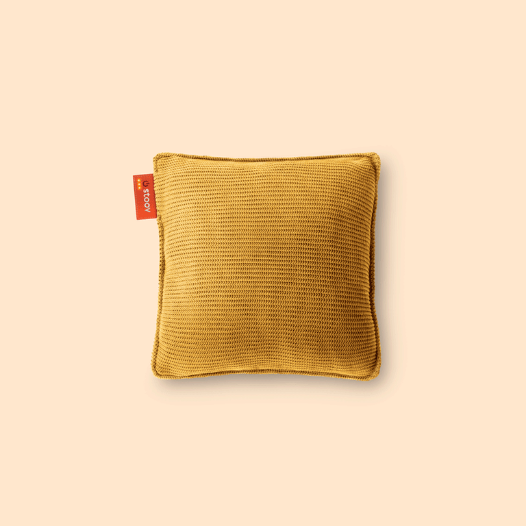 Ploov | 45x45 Tejido Amarillo Ocre