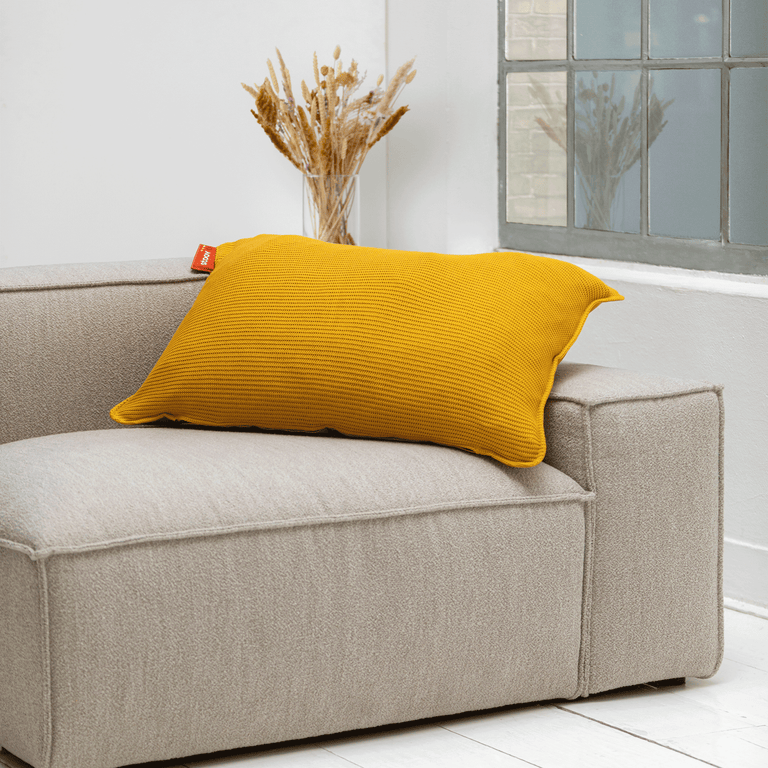 Ploov | 60x90 Tejido Amarillo Ocre
